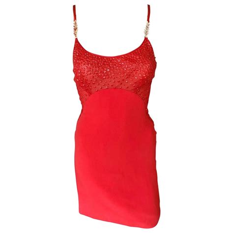 vintage versace red dress|gianni Versace dresses online.